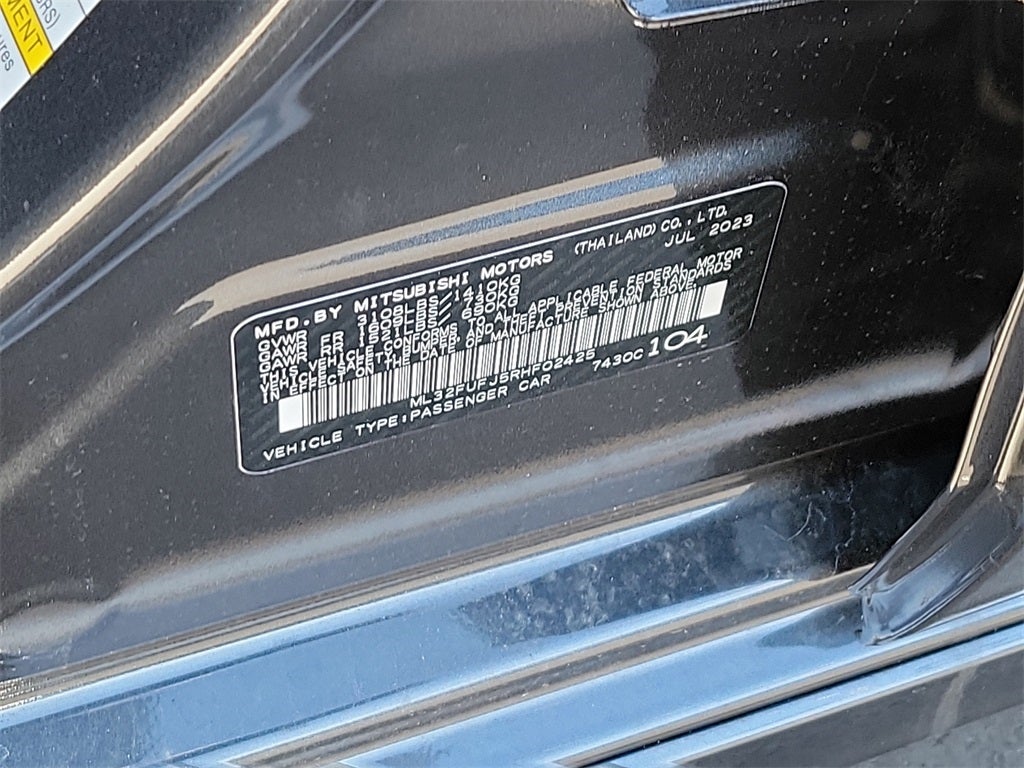 2024 Mitsubishi Mirage G4 Black Edition